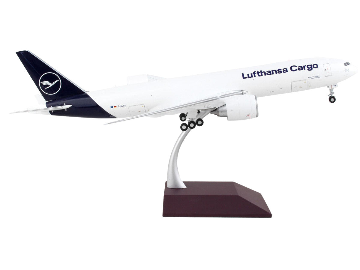 Boeing 777F Commercial Aircraft "Lufthansa Cargo" White with Blue Tail "Gemini 200 - Interactive" Series 1/200 Diecast Model Airplane by GeminiJets LuxuryLifeWay Online Store