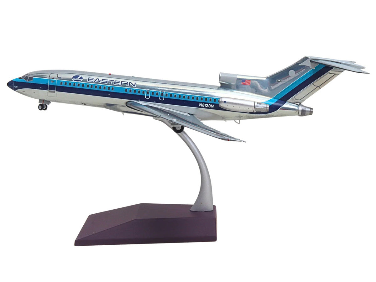 Boeing 727-100 Commercial Aircraft "Eastern Air Lines" (N8120N) Silver with Blue Stripes "Gemini 200" Series 1/200 Diecast Model Airplane by GeminiJets LuxuryLifeWay Online Store