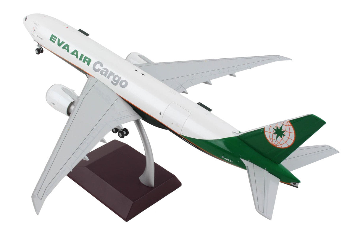 Boeing 777F Commercial Aircraft "Eva Air Cargo" White with Green Tail "Gemini 200 - Interactive" Series 1/200 Diecast Model Airplane by GeminiJets LuxuryLifeWay Online Store