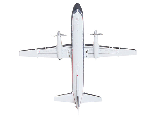 Saab 340A Commercial Aircraft "Delta Connection - Business Express Airlines" (N749BA) White with Dark Blue and Red Stripes "Gemini 200" Series 1/200 Diecast Model by GeminiJets LuxuryLifeWay Online Store