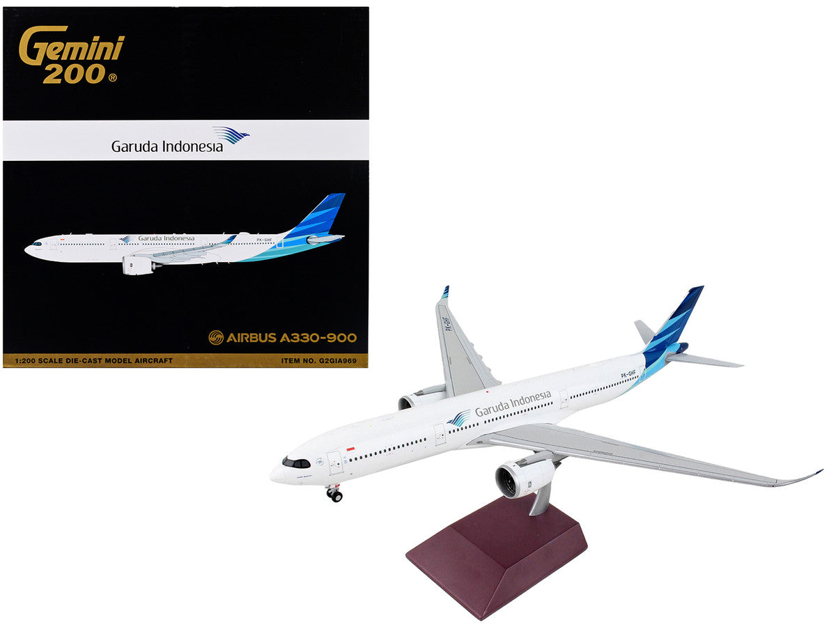 Airbus A330-900 Commercial Aircraft "Garuda Indonesia" White with Blue Tail "Gemini 200" Series 1/200 Diecast Model Airplane by GeminiJets LuxuryLifeWay Online Store