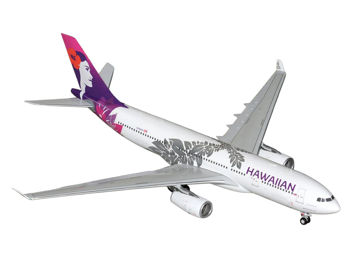 Airbus A330-200 Commercial Aircraft "Hawaiian Airlines" (N360HA) White with Purple Tail Graphics "Gemini 200" Series 1/200 Diecast Model Airplane by GeminiJets LuxuryLifeWay Online Store