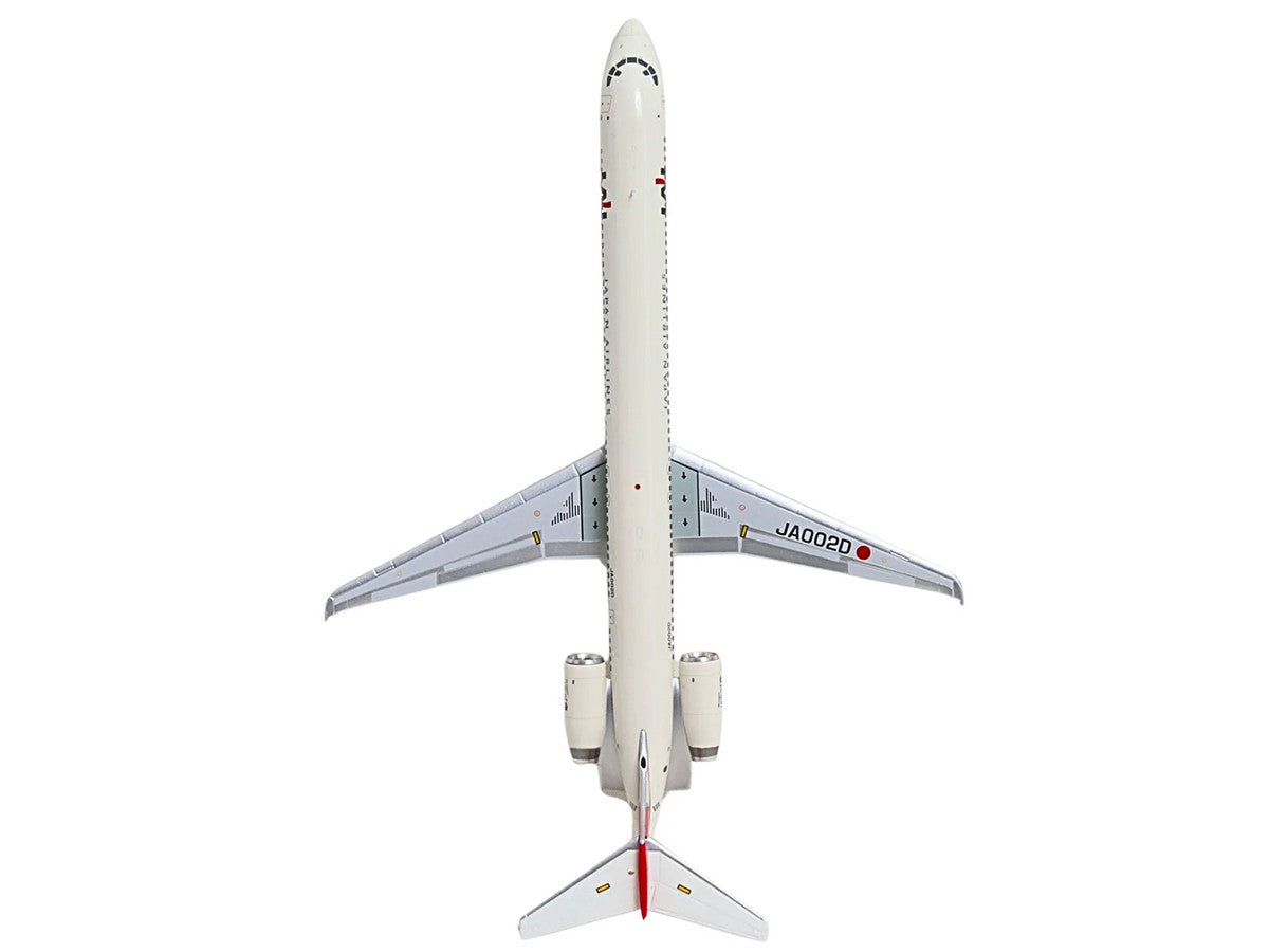 McDonnell Douglas MD-90 Commercial Aircraft "Japan Airlines" (JA002D) White with Red Tail "Gemini 200" Series 1/200 Diecast Model by GeminiJets LuxuryLifeWay Online Store