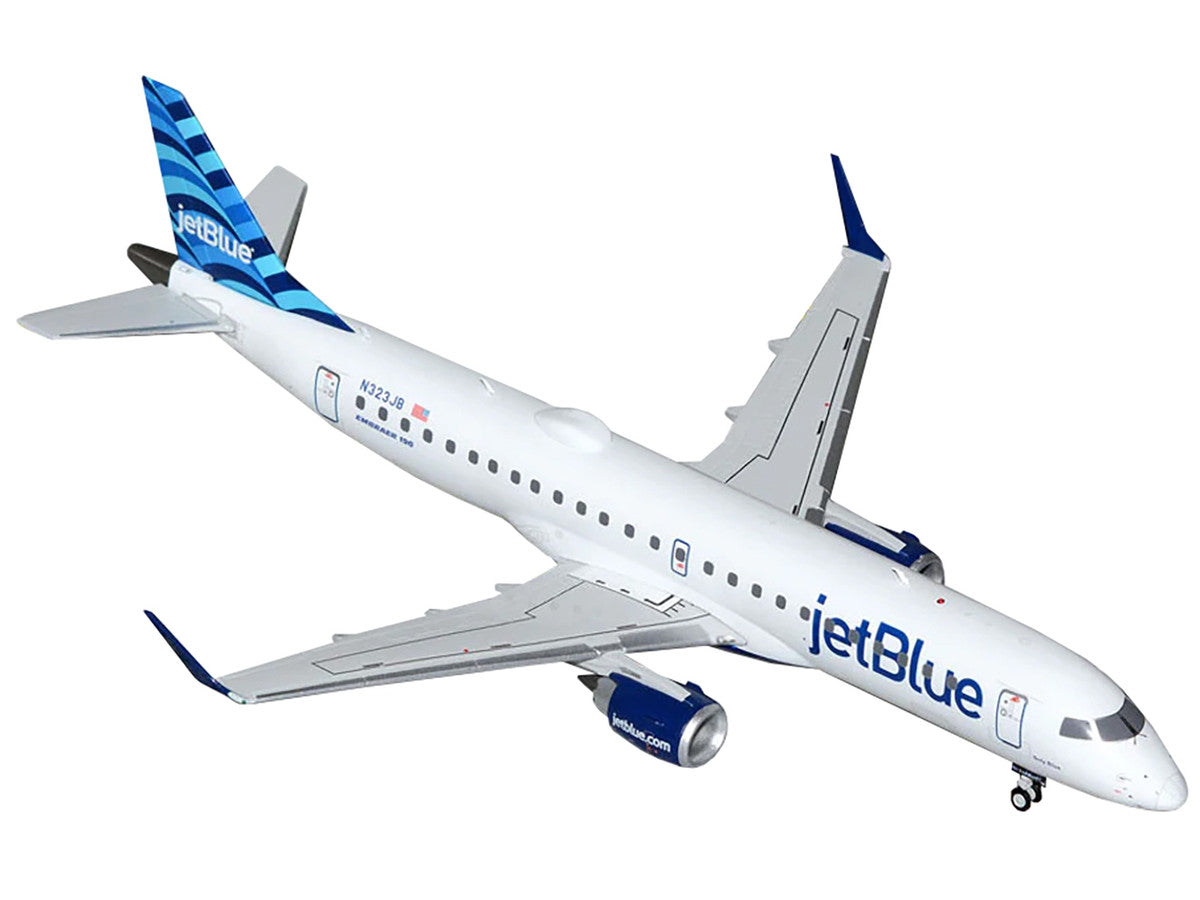 Embraer ERJ-190 Commercial Aircraft "JetBlue Airways" (N323JB) White with Blue Striped Tail "Gemini 200" Series 1/200 Diecast Model Airplane by GeminiJets LuxuryLifeWay Online Store