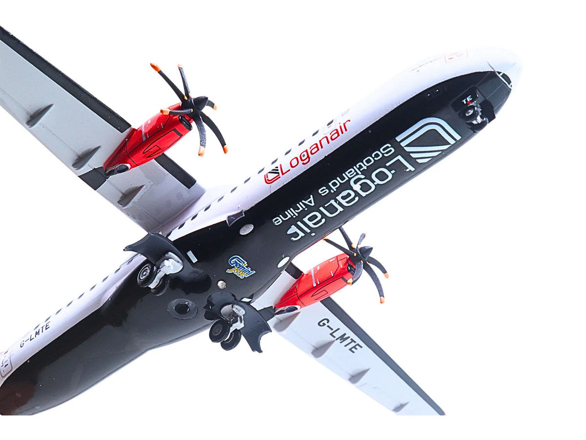 ATR 72-600 Commercial Aircraft "Loganair - Scotland's Airline" (G-LMTE) White with Red Plaid Tail "Gemini 200" Series 1/200 Diecast Model Airplane by GeminiJets LuxuryLifeWay Online Store