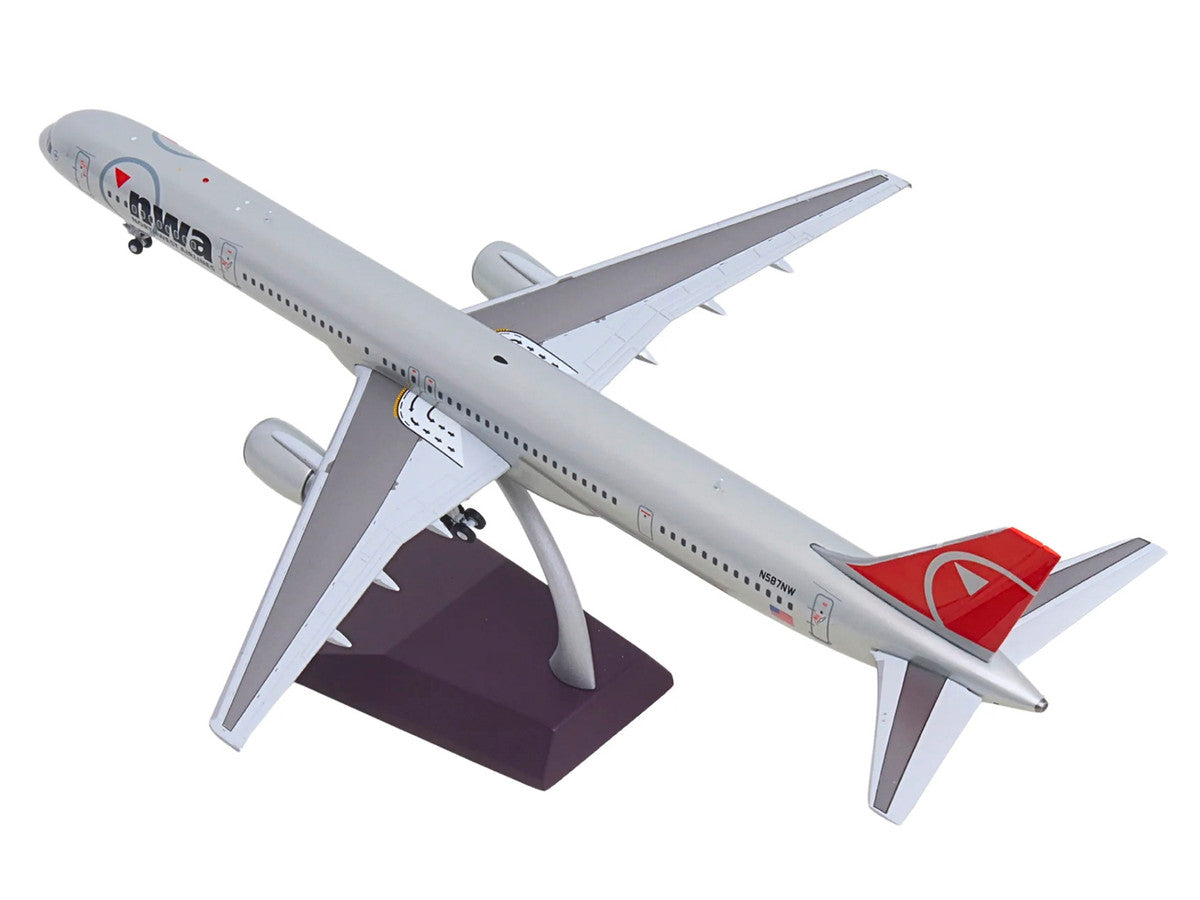 Boeing 757-300 Commercial Aircraft "Northwest Airlines" (N587NW) Silver with Red Tail "Gemini 200" Series 1/200 Diecast Model by GeminiJets LuxuryLifeWay Online Store