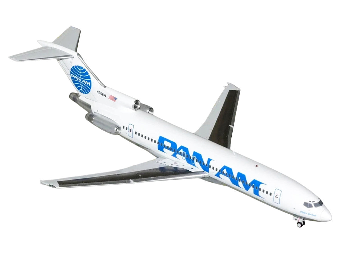 Boeing 727-200 Commercial Aircraft "Pan American World Airways - Clipper Goodwill" (N368PA) White with Blue Tail Graphics "Gemini 200" Series 1/200 Diecast Model Airplane by GeminiJets LuxuryLifeWay Online Store
