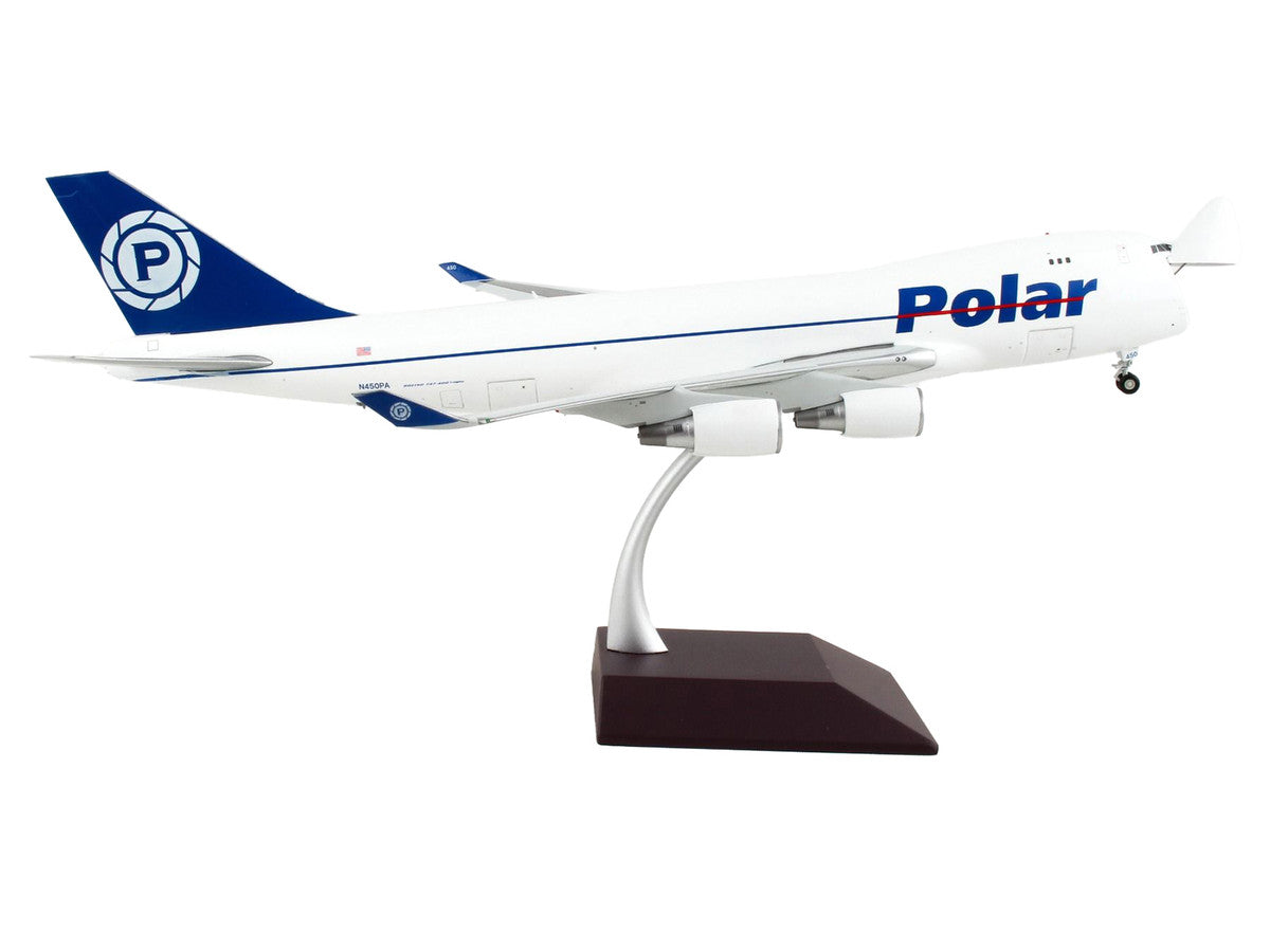 Boeing 747-400F Commercial Aircraft "Polar Air Cargo" White with Blue Tail "Gemini 200 - Interactive" Series 1/200 Diecast Model Airplane by GeminiJets LuxuryLifeWay Online Store