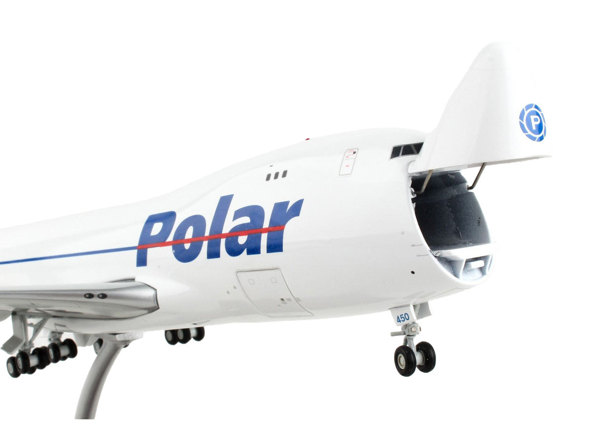 Boeing 747-400F Commercial Aircraft "Polar Air Cargo" White with Blue Tail "Gemini 200 - Interactive" Series 1/200 Diecast Model Airplane by GeminiJets LuxuryLifeWay Online Store