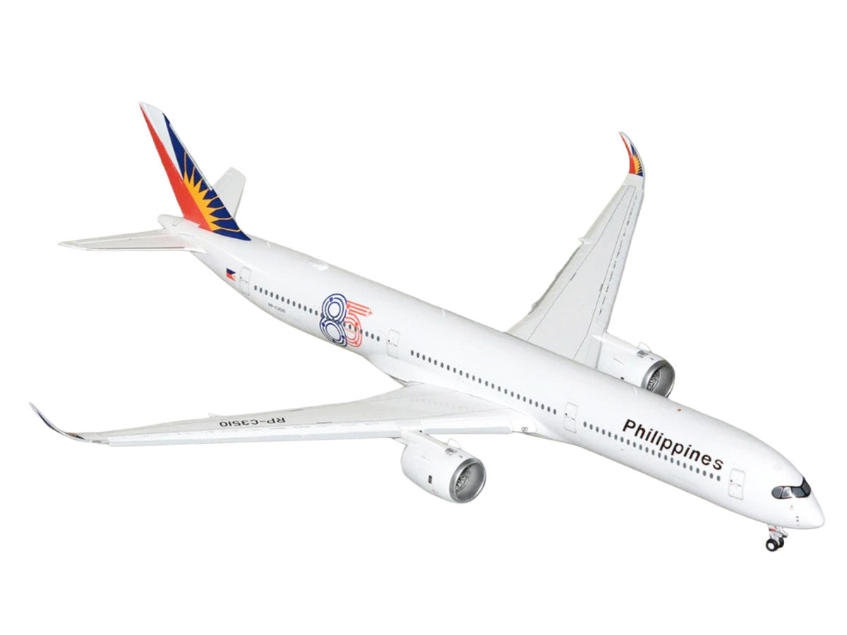 Airbus A350-1000 Commercial Aircraft with Flaps Down "Philippine Airlines" (RP-C3510) White with Tail Graphics "Gemini 200" 1/200 Diecast Model Airplane by GeminiJets LuxuryLifeWay Online Store