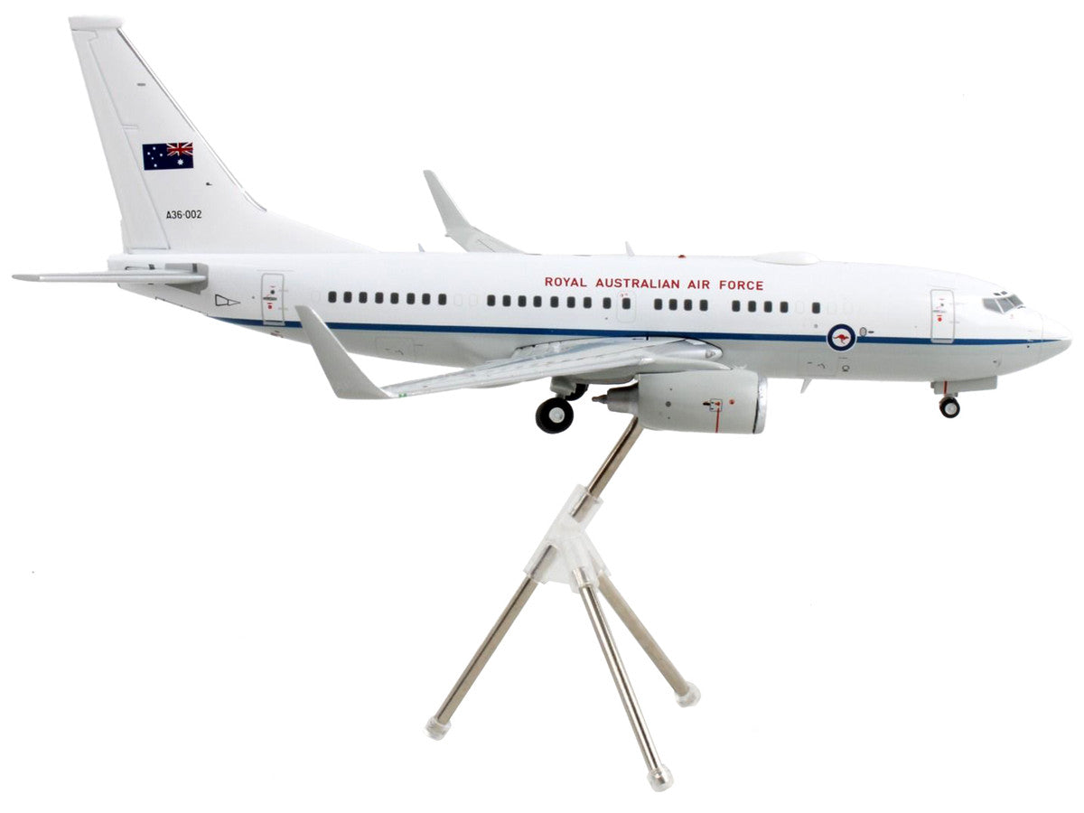 Boeing 737-700 Transport Aircraft "Royal Australian Air Force - A36-002" White and Gray "Gemini 200" Series 1/200 Diecast Model Airplane by GeminiJets LuxuryLifeWay Online Store