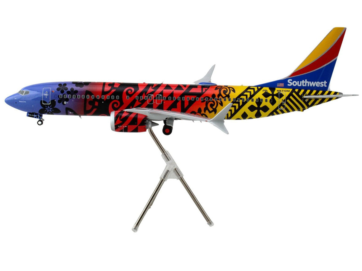Boeing 737 MAX 8 Commercial Aircraft "Southwest Airlines - Imua One" (N8710M) Hawaiian Graphics "Gemini 200" Series 1/200 Diecast Model Airplane by GeminiJets LuxuryLifeWay Online Store