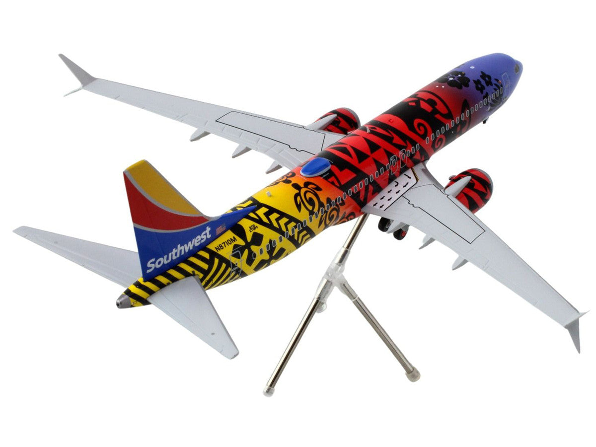 Boeing 737 MAX 8 Commercial Aircraft "Southwest Airlines - Imua One" (N8710M) Hawaiian Graphics "Gemini 200" Series 1/200 Diecast Model Airplane by GeminiJets LuxuryLifeWay Online Store