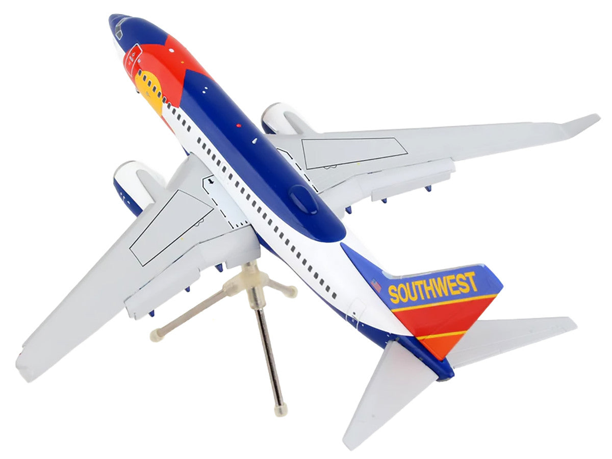 Boeing 737-700 Commercial Aircraft with Flaps Down Configuration "Southwest Airlines - Colorado One" (N230WN) White and Blue "Gemini 200" Series 1/200 Diecast Model Airplane by GeminiJets LuxuryLifeWay Online Store