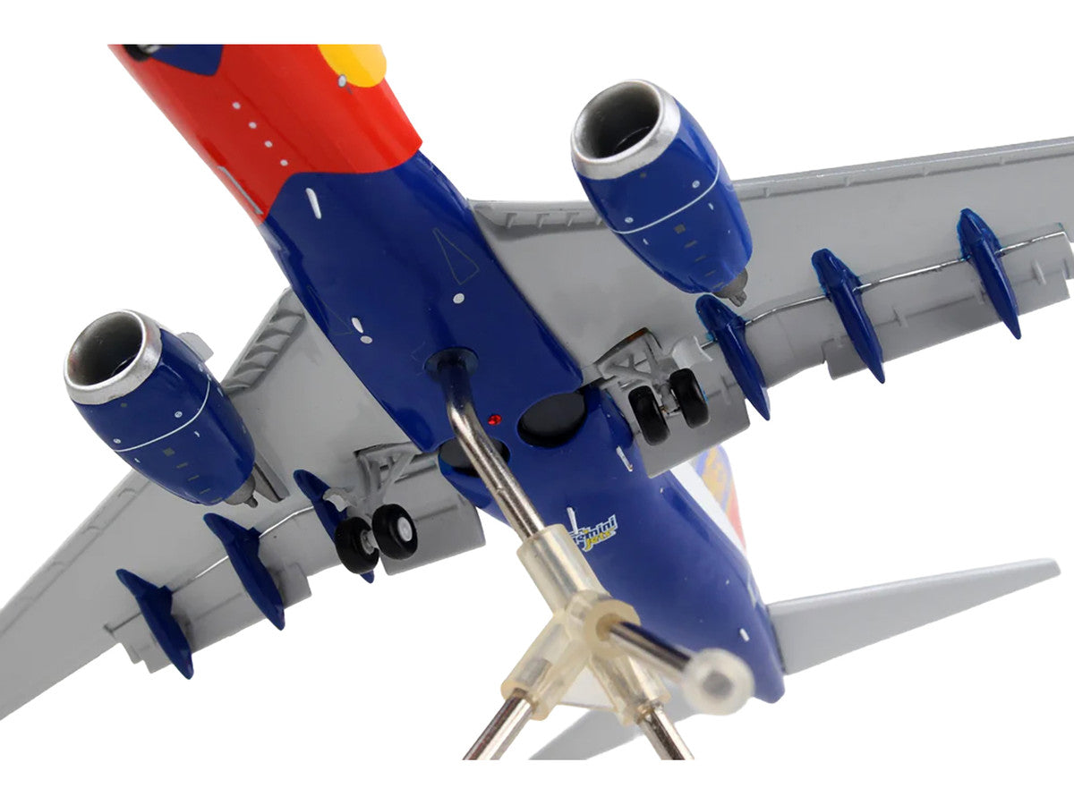 Boeing 737-700 Commercial Aircraft with Flaps Down Configuration "Southwest Airlines - Colorado One" (N230WN) White and Blue "Gemini 200" Series 1/200 Diecast Model Airplane by GeminiJets LuxuryLifeWay Online Store