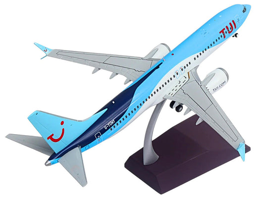 Boeing 737 MAX 8 Commercial Aircraft "TUI Airways" (G-TUMY) Blue and White "Gemini 200" Series 1/200 Diecast Model Airplane by GeminiJets LuxuryLifeWay Online Store