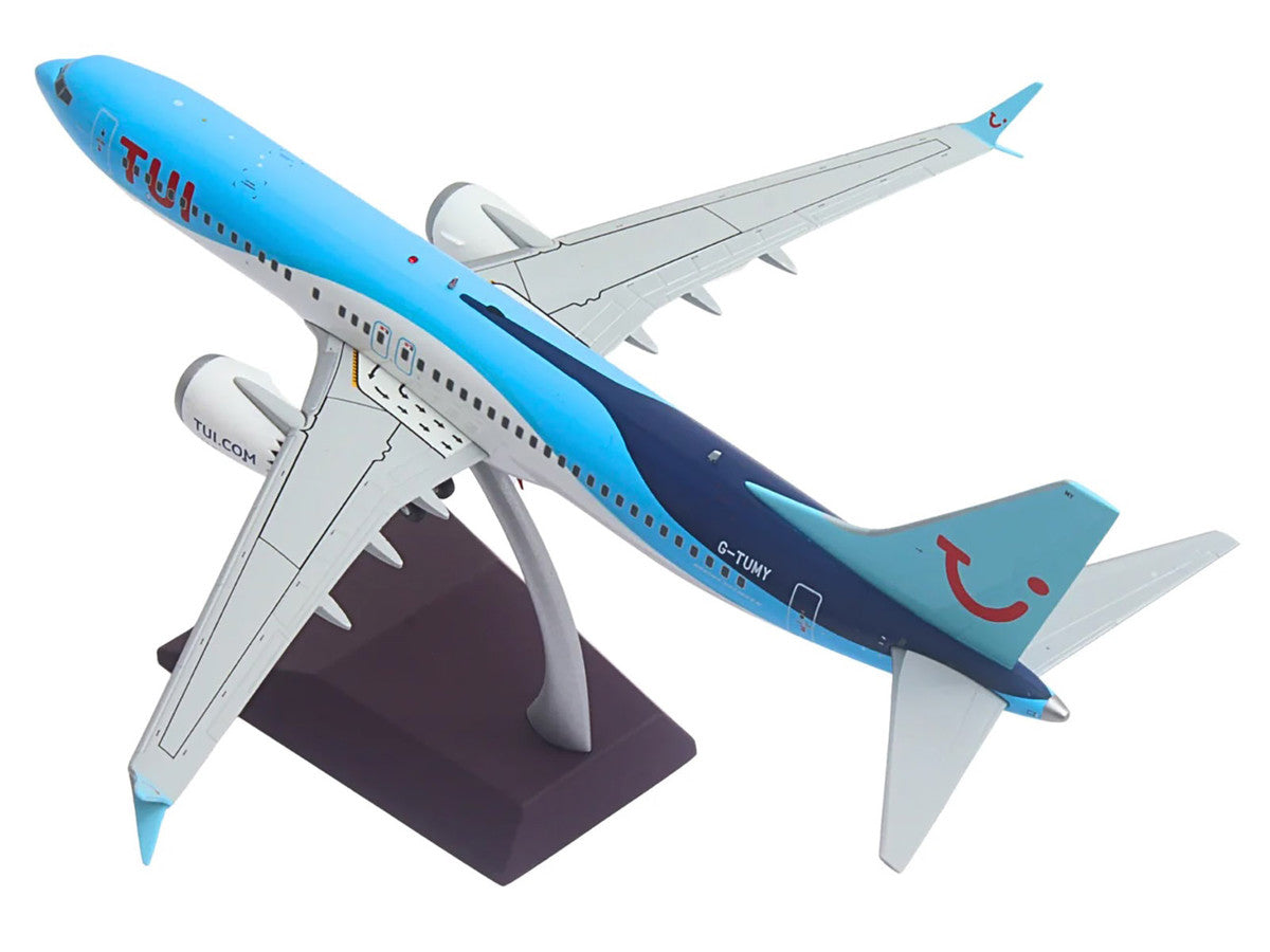 Boeing 737 MAX 8 Commercial Aircraft "TUI Airways" (G-TUMY) Blue and White "Gemini 200" Series 1/200 Diecast Model Airplane by GeminiJets LuxuryLifeWay Online Store