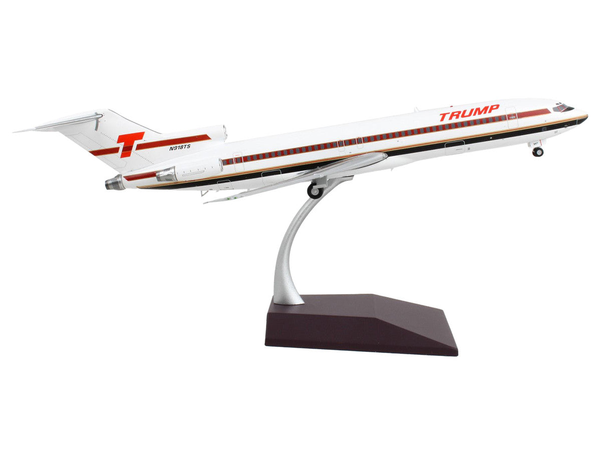 Boeing 727-200 Commercial Aircraft "Trump Shuttle" White with Red Stripes "Gemini 200" Series 1/200 Diecast Model Airplane by GeminiJets LuxuryLifeWay Online Store