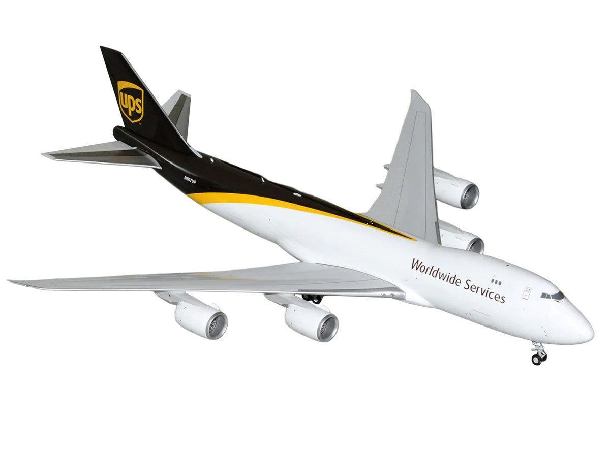 Boeing 747-8F Commercial Aircraft "UPS Worldwide Services" (N607UP) White with Brown Tail "Gemini 200" Series 1/200 Diecast Model by GeminiJets LuxuryLifeWay Online Store