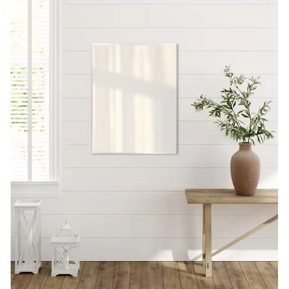 36-in x 30-in Flush Mount Bathroom Wall Mirror - Hang Vertically or Horizontally LuxuryLifeWay Online Store