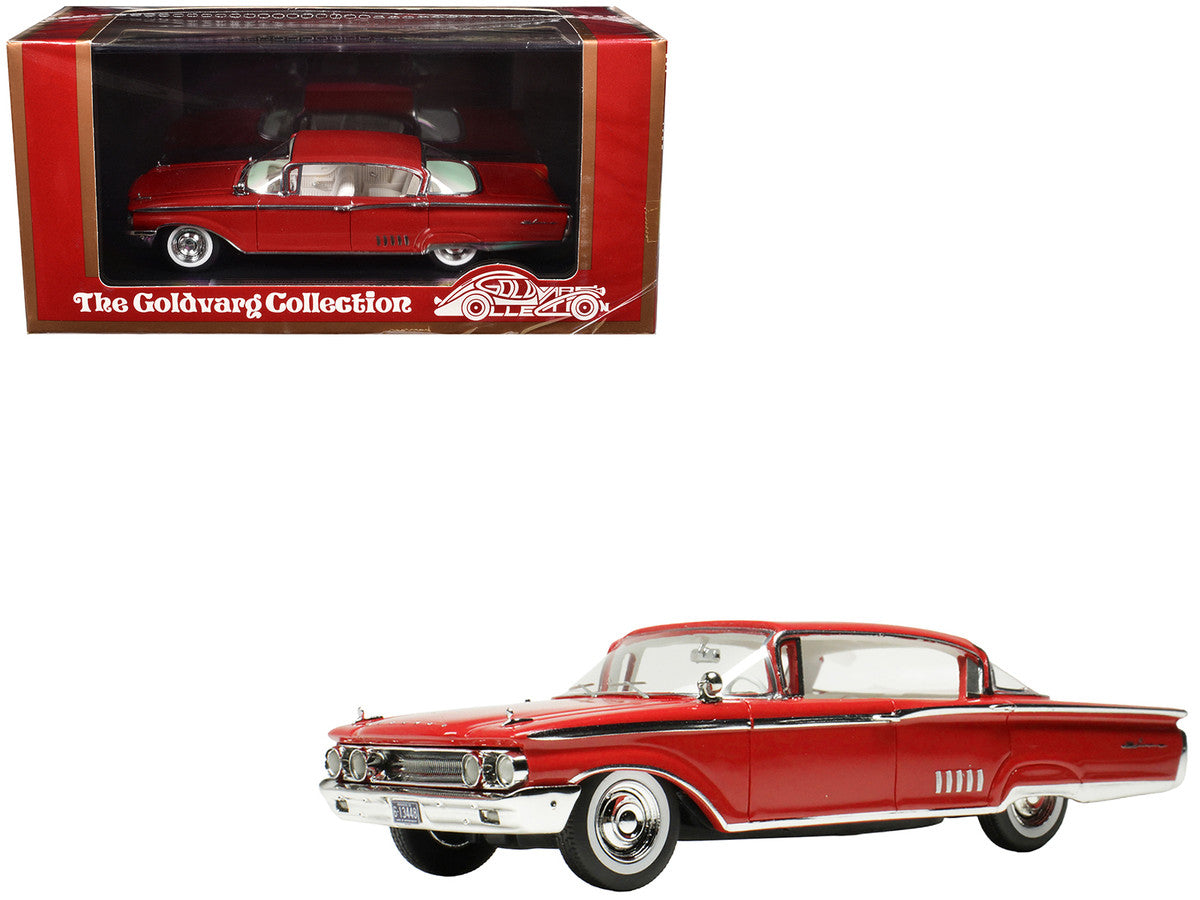 1960 Mercury Park Lane 4 Door Sedan Signal Red with White Interior Limited Edition to 200 pieces Worldwide 1/43 Model Car by Goldvarg Collection LuxuryLifeWay Online Store