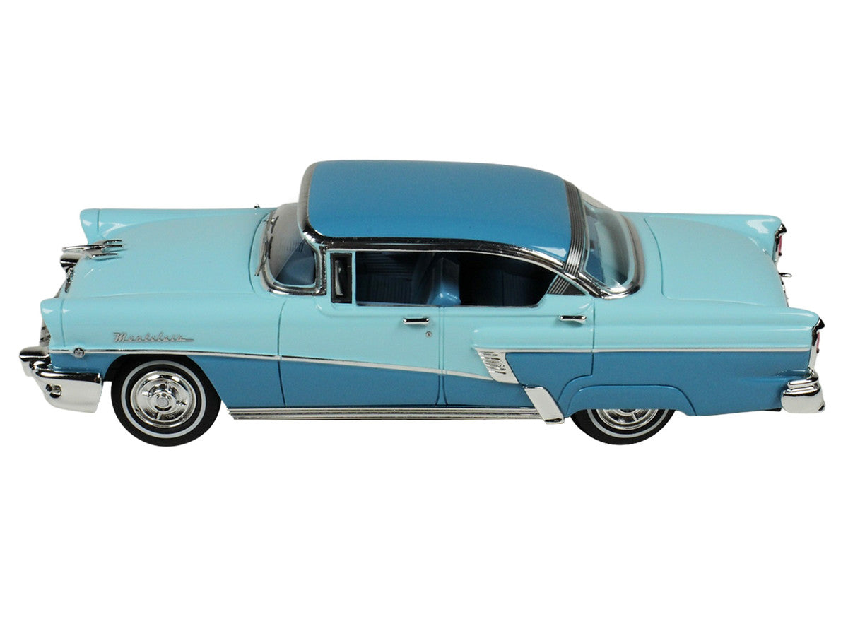1956 Mercury Montclair Phaeton Lauderdale Blue and Niagara Blue with Blue Interior Limited Edition to 200 pieces Worldwide 1/43 Model Car by Goldvarg Collection LuxuryLifeWay Online Store