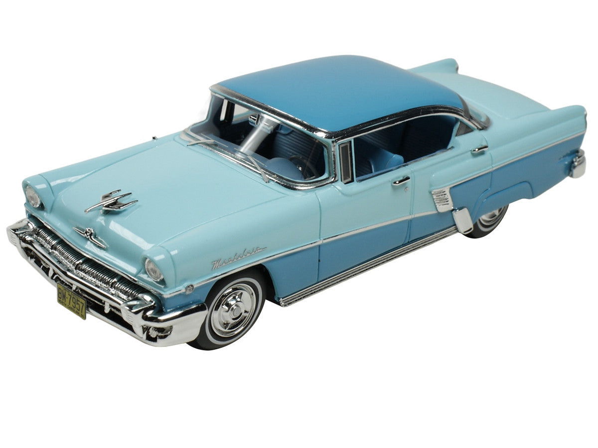1956 Mercury Montclair Phaeton Lauderdale Blue and Niagara Blue with Blue Interior Limited Edition to 200 pieces Worldwide 1/43 Model Car by Goldvarg Collection LuxuryLifeWay Online Store