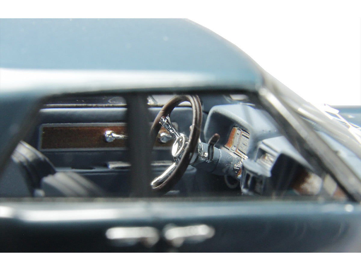 1962 Lincoln Continental Oxford Gray Metallic with Blue Interior Limited Edition to 200 pieces Worldwide 1/43 Model Car by Goldvarg Collection LuxuryLifeWay Online Store