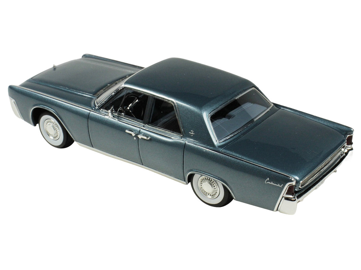 1962 Lincoln Continental Oxford Gray Metallic with Blue Interior Limited Edition to 200 pieces Worldwide 1/43 Model Car by Goldvarg Collection LuxuryLifeWay Online Store