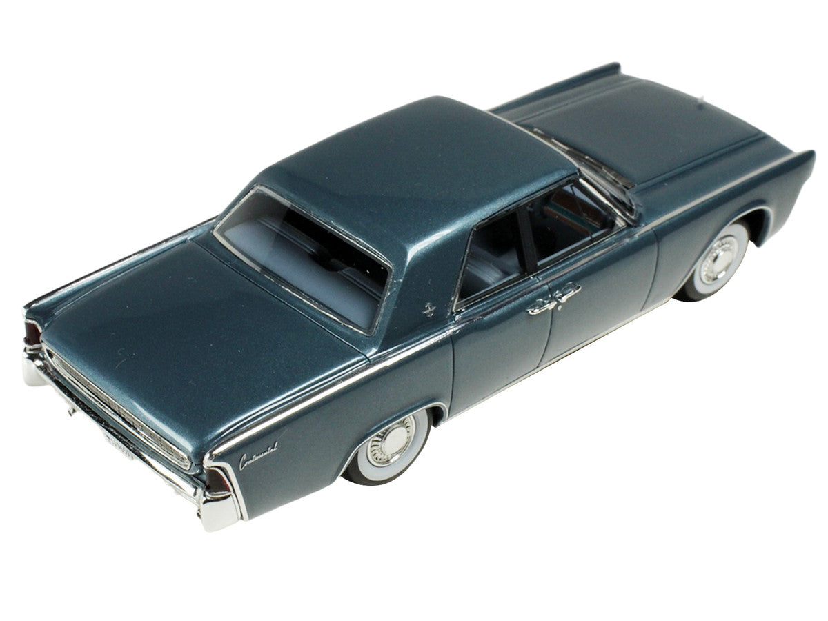 1962 Lincoln Continental Oxford Gray Metallic with Blue Interior Limited Edition to 200 pieces Worldwide 1/43 Model Car by Goldvarg Collection LuxuryLifeWay Online Store