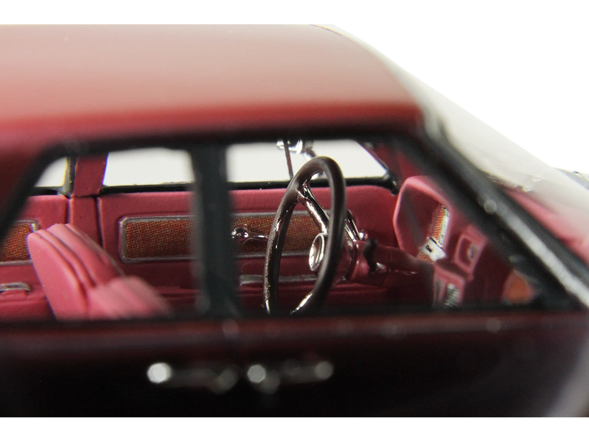 1962 Lincoln Continental Royal Red Metallic with Red Interior Limited Edition to 200 pieces Worldwide 1/43 Model Car by Goldvarg Collection LuxuryLifeWay Online Store