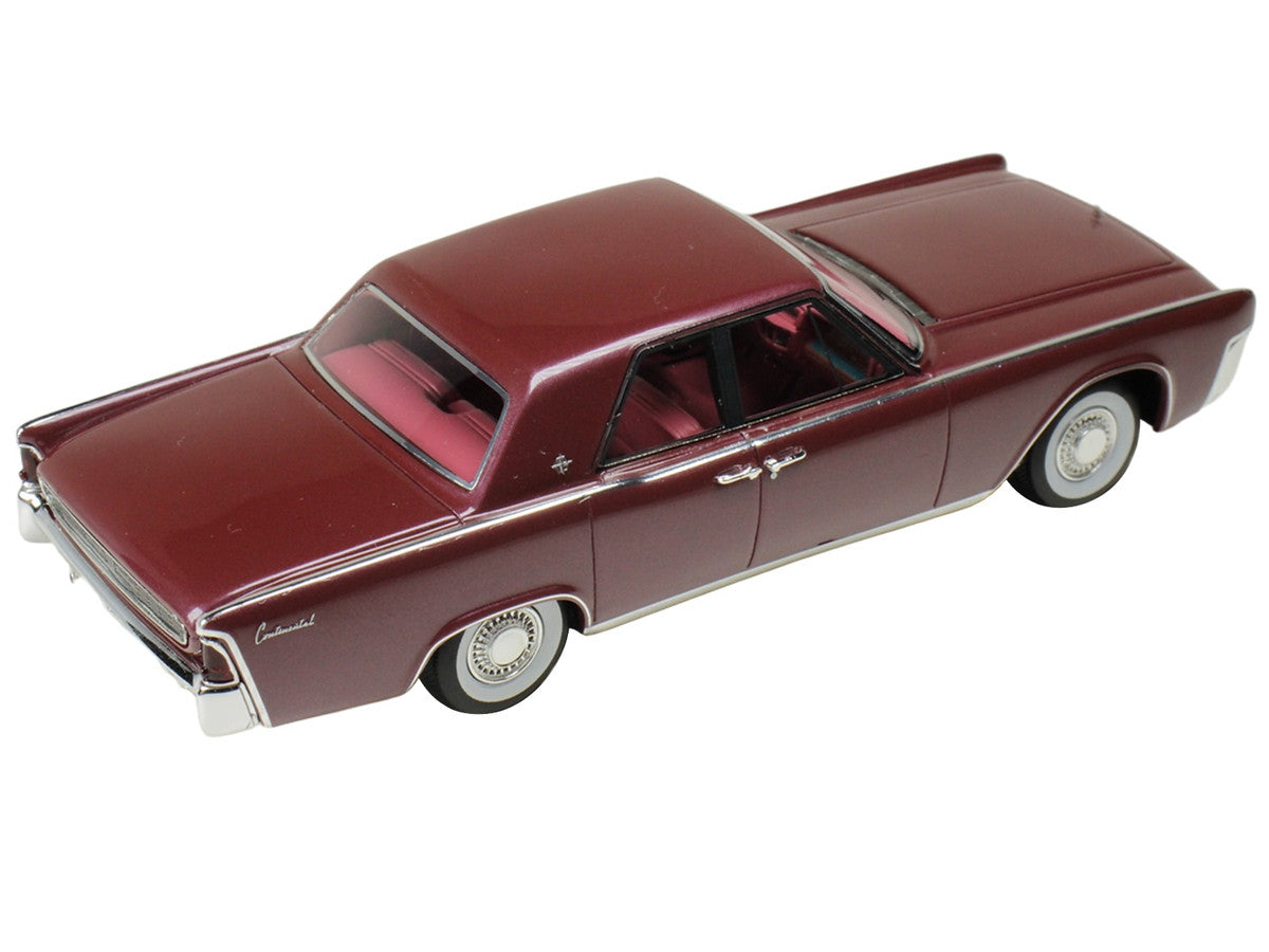 1962 Lincoln Continental Royal Red Metallic with Red Interior Limited Edition to 200 pieces Worldwide 1/43 Model Car by Goldvarg Collection LuxuryLifeWay Online Store