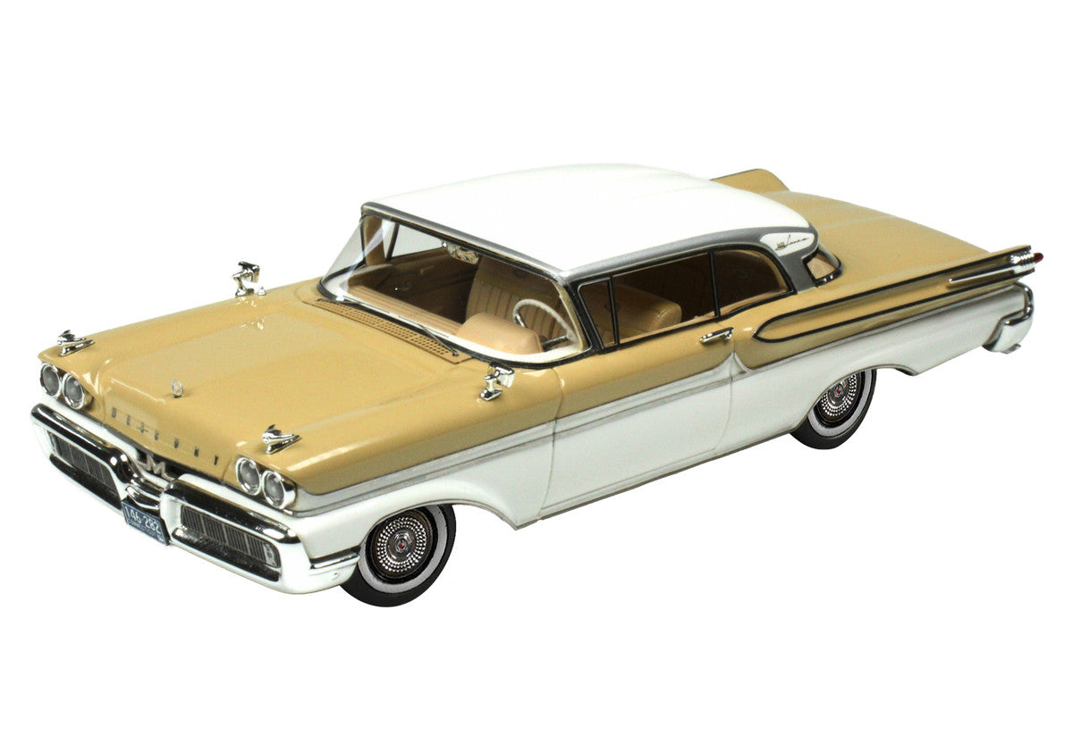 1958 Mercury Park Lane Mayfair Yellow and Marble White Limited Edition to 200 pieces Worldwide 1/43 Model Car by Goldvarg Collection LuxuryLifeWay Online Store