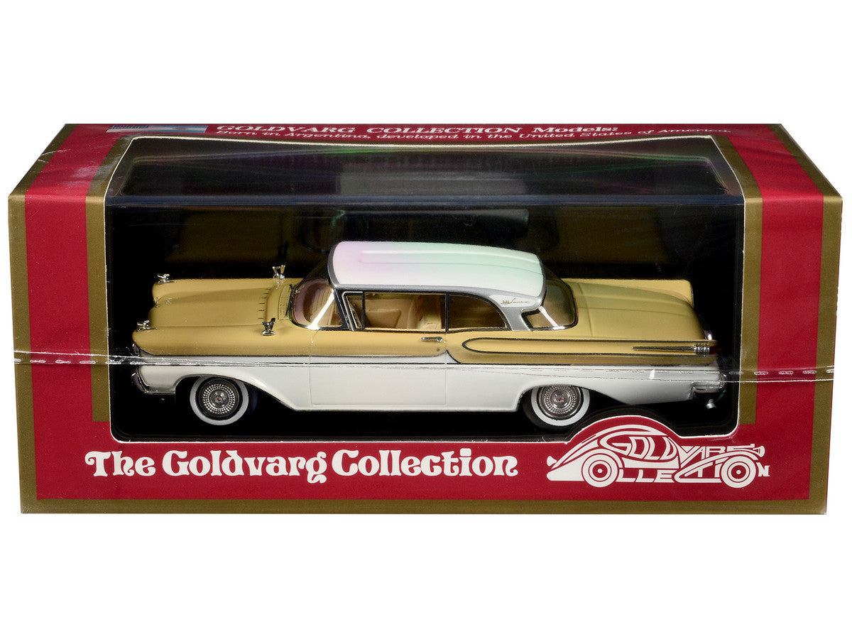 1958 Mercury Park Lane Mayfair Yellow and Marble White Limited Edition to 200 pieces Worldwide 1/43 Model Car by Goldvarg Collection LuxuryLifeWay Online Store