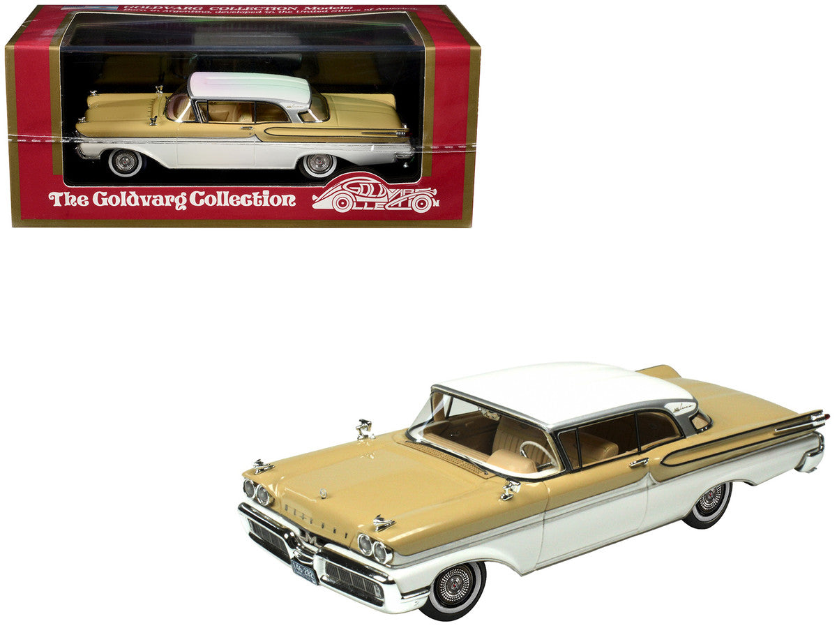 1958 Mercury Park Lane Mayfair Yellow and Marble White Limited Edition to 200 pieces Worldwide 1/43 Model Car by Goldvarg Collection LuxuryLifeWay Online Store
