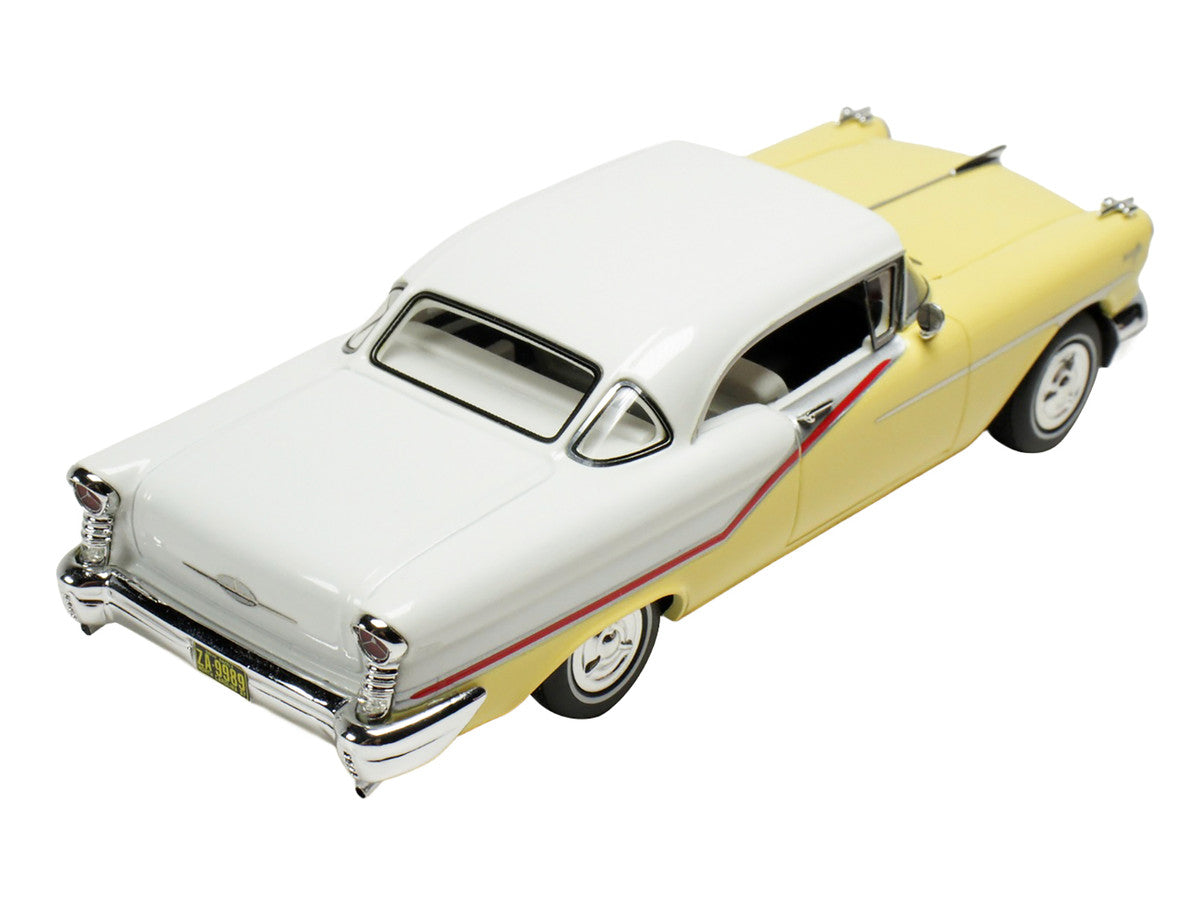 1957 Oldsmobile Starfire Coronado Yellow and Alcan White Limited Edition to 200 pieces Worldwide 1/43 Model Car by Goldvarg Collection LuxuryLifeWay Online Store