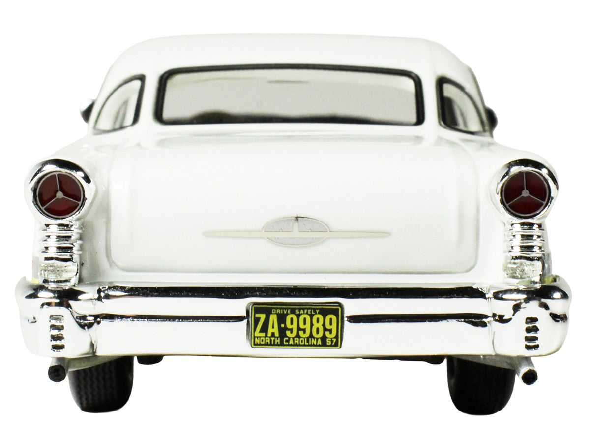 1957 Oldsmobile Starfire Coronado Yellow and Alcan White Limited Edition to 200 pieces Worldwide 1/43 Model Car by Goldvarg Collection LuxuryLifeWay Online Store