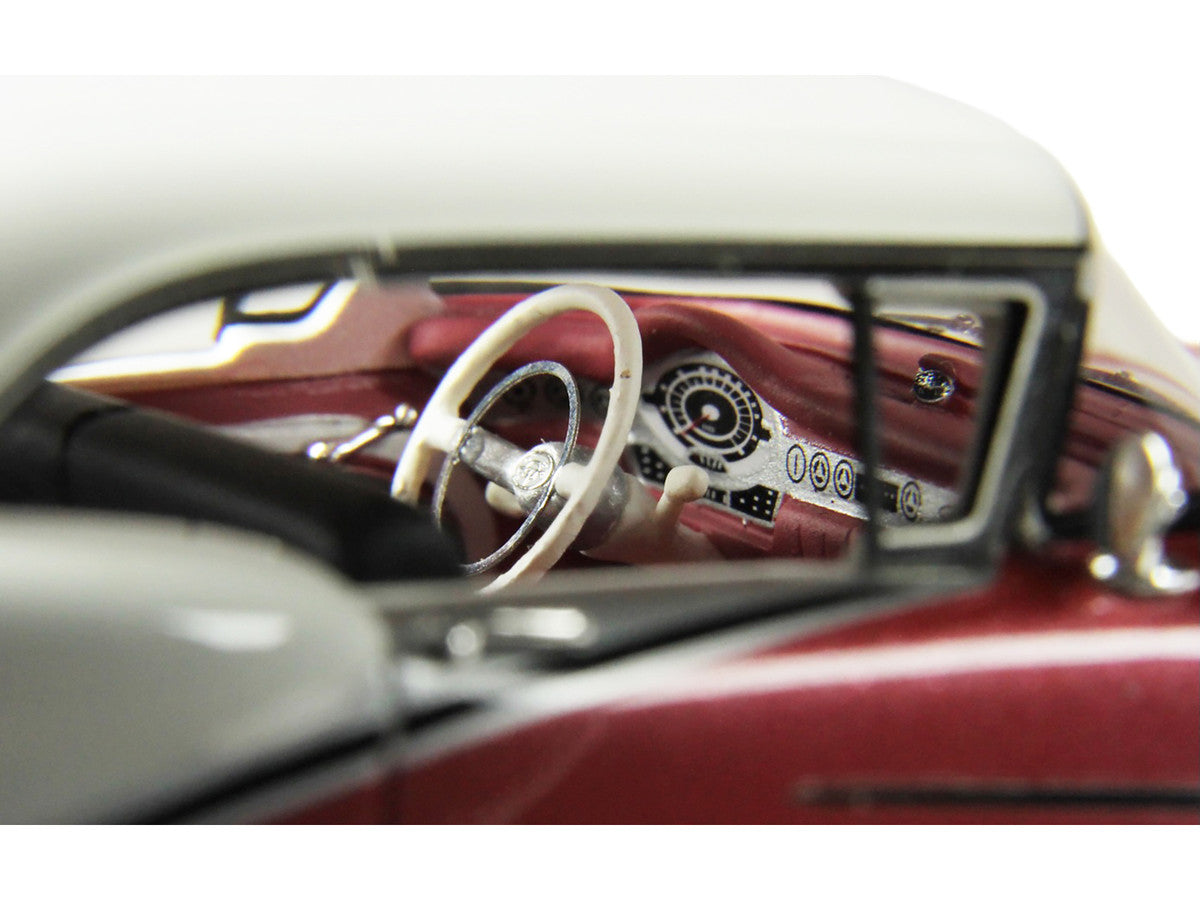 1957 Oldsmobile Starfire Royal Glow Red and Alcan White Limited Edition to 200 pieces Worldwide 1/43 Model Car by Goldvarg Collection LuxuryLifeWay Online Store