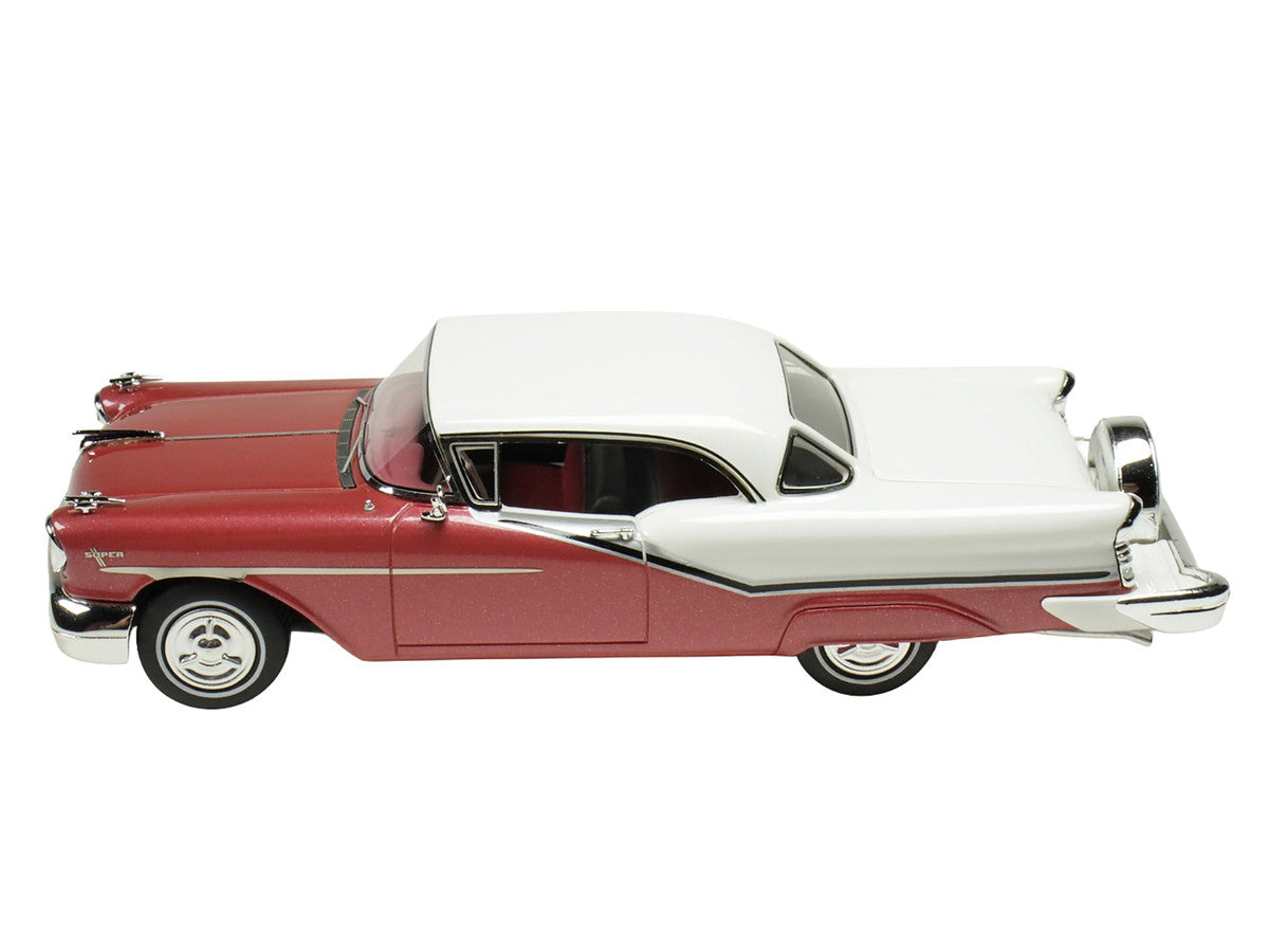 1957 Oldsmobile Starfire Royal Glow Red and Alcan White Limited Edition to 200 pieces Worldwide 1/43 Model Car by Goldvarg Collection LuxuryLifeWay Online Store