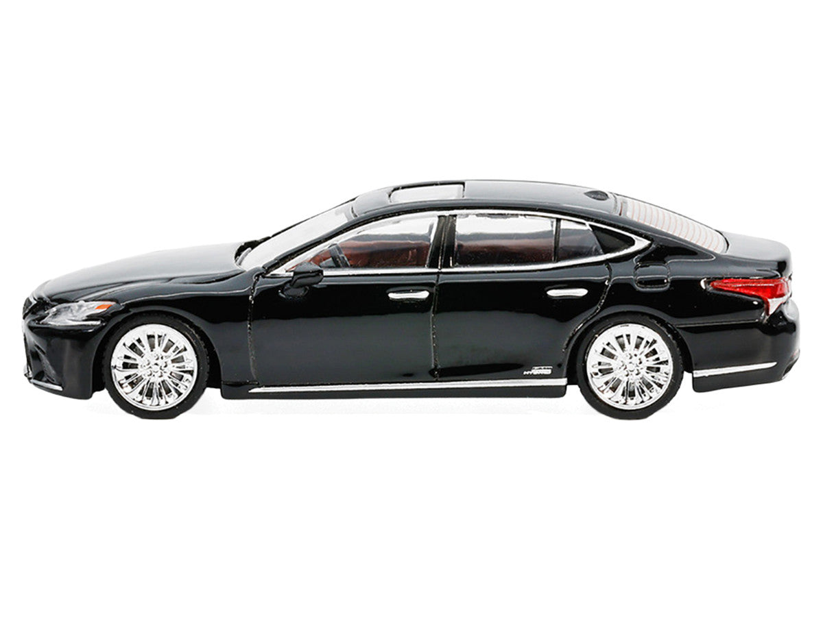 Lexus LS500h Black with Sunroof 1/64 Diecast Model Car by GCD x Enchery LuxuryLifeWay Online Store