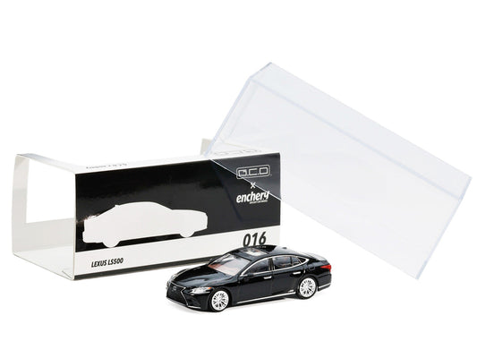 Lexus LS500h Black with Sunroof 1/64 Diecast Model Car by GCD x Enchery LuxuryLifeWay Online Store