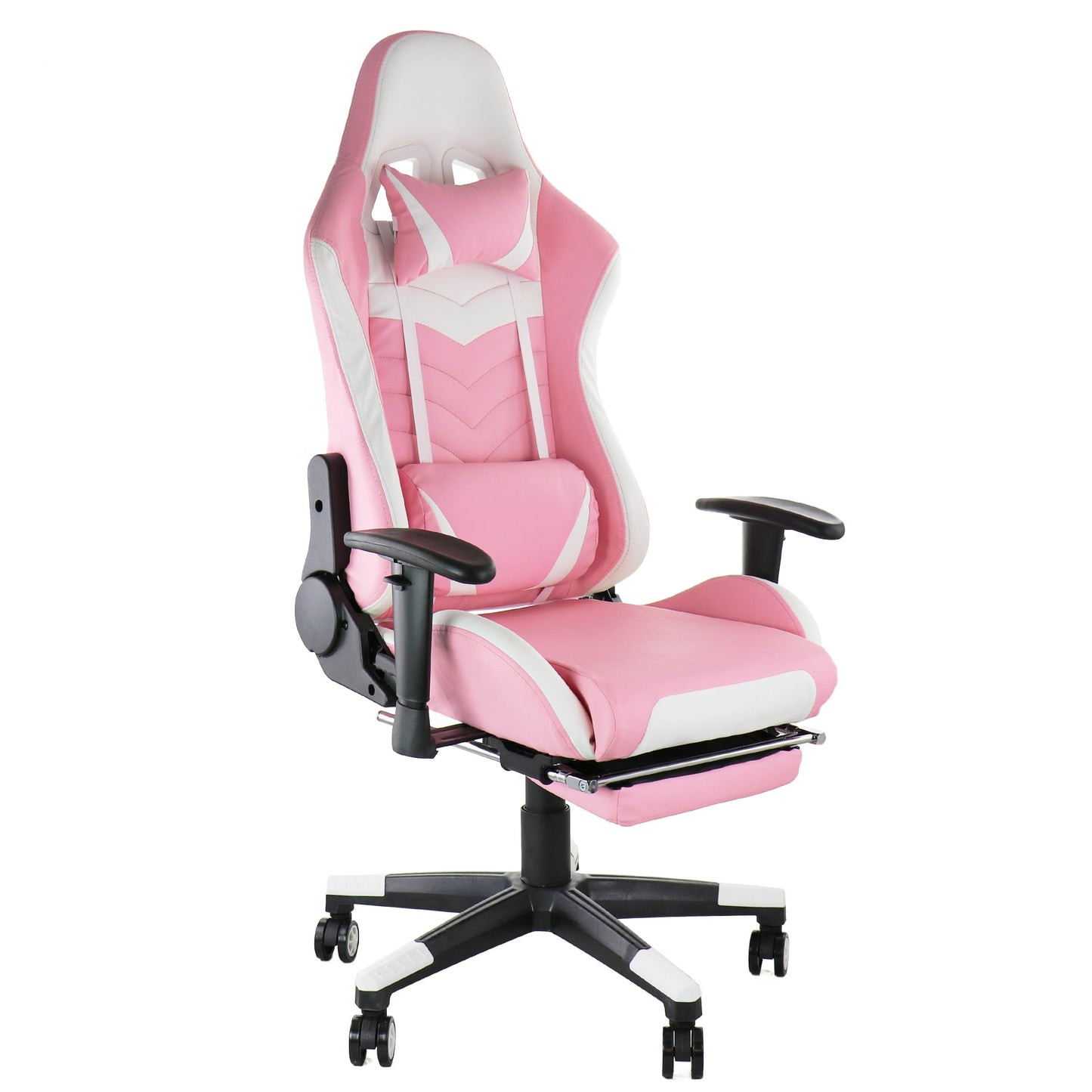 GameFitz Gaming Chair in Pink and White LuxuryLifeWay Online Store