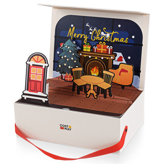 Christmas Gift Set - Socks  Gloves  Scarf  Beanie & Metal Ornament