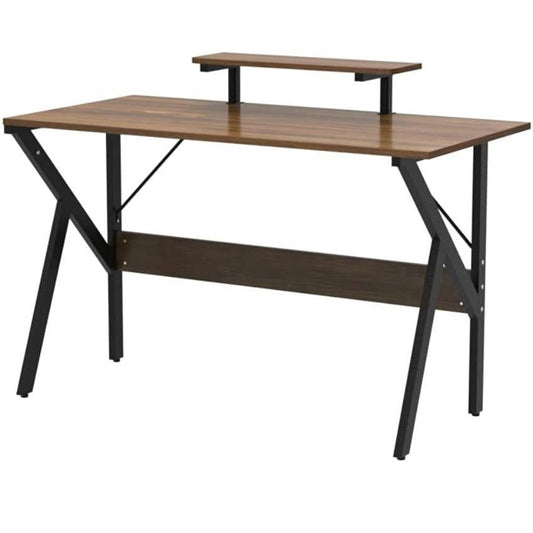 Modern 47-inch Home Office Laptop Computer Desk with Moveable Top Shelf LuxuryLifeWay Online Store