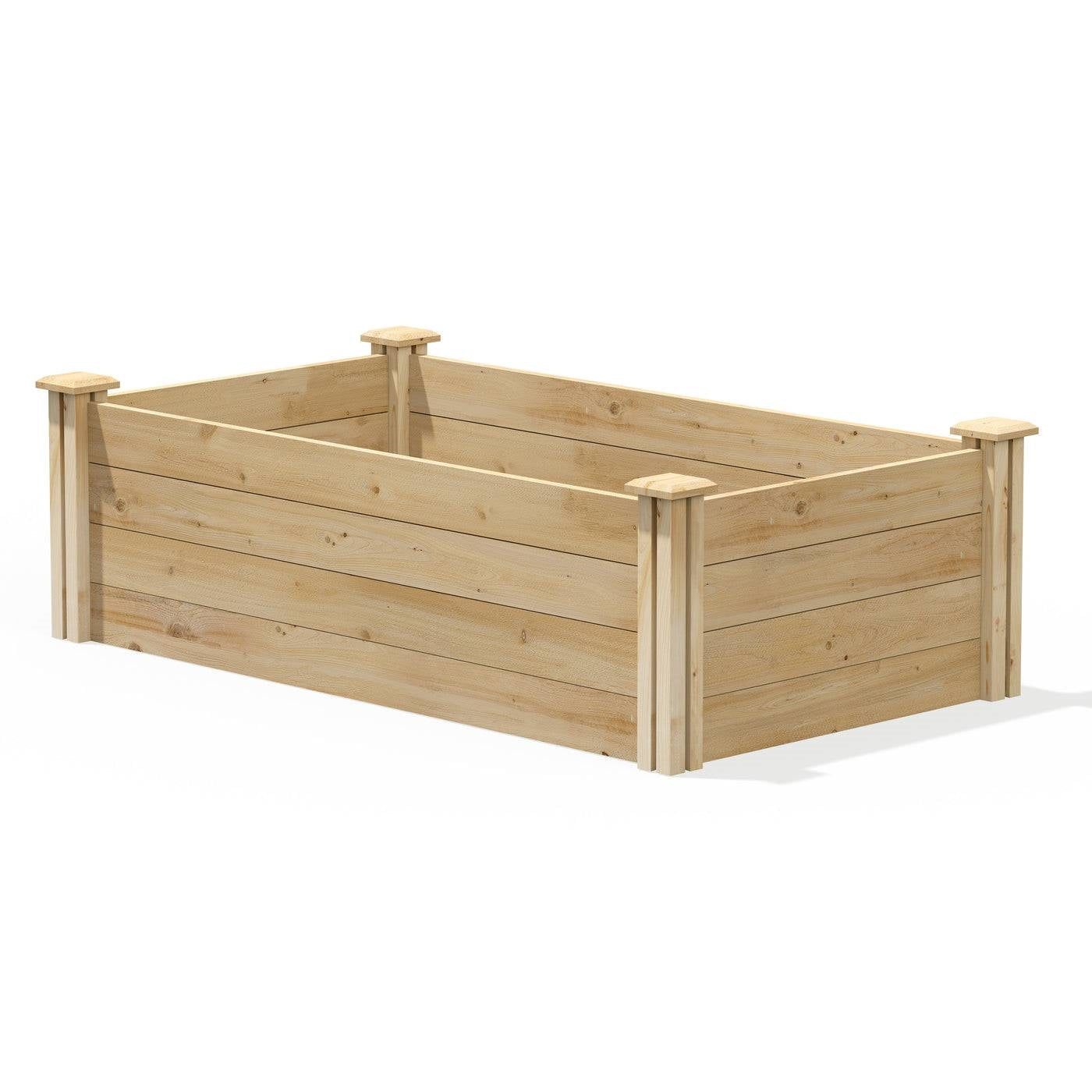 2ft x 4ft Cedar Wood Raised Garden Bed Planter Box - Made In USA LuxuryLifeWay Online Store