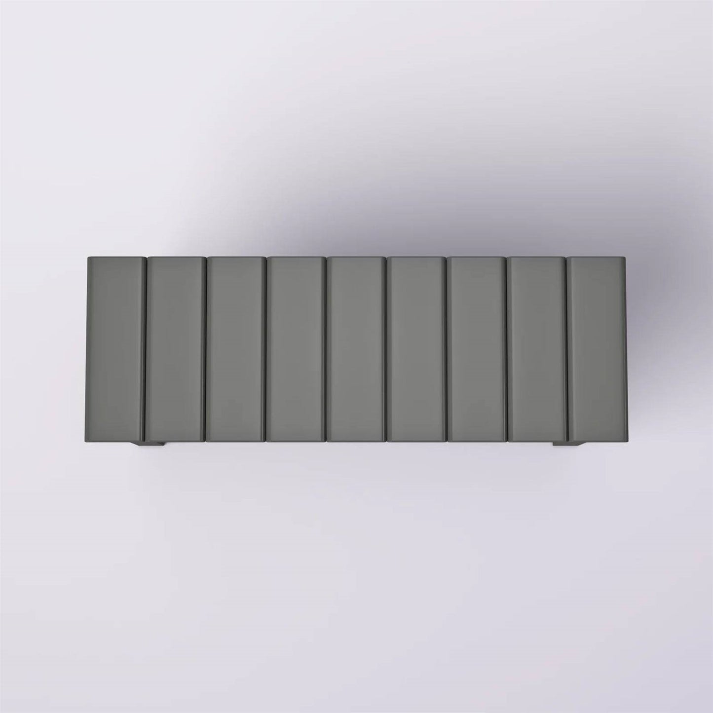 Grey Wood 2-Shelf Shoe Rack Storage Bench For Entryway or Closet LuxuryLifeWay Online Store