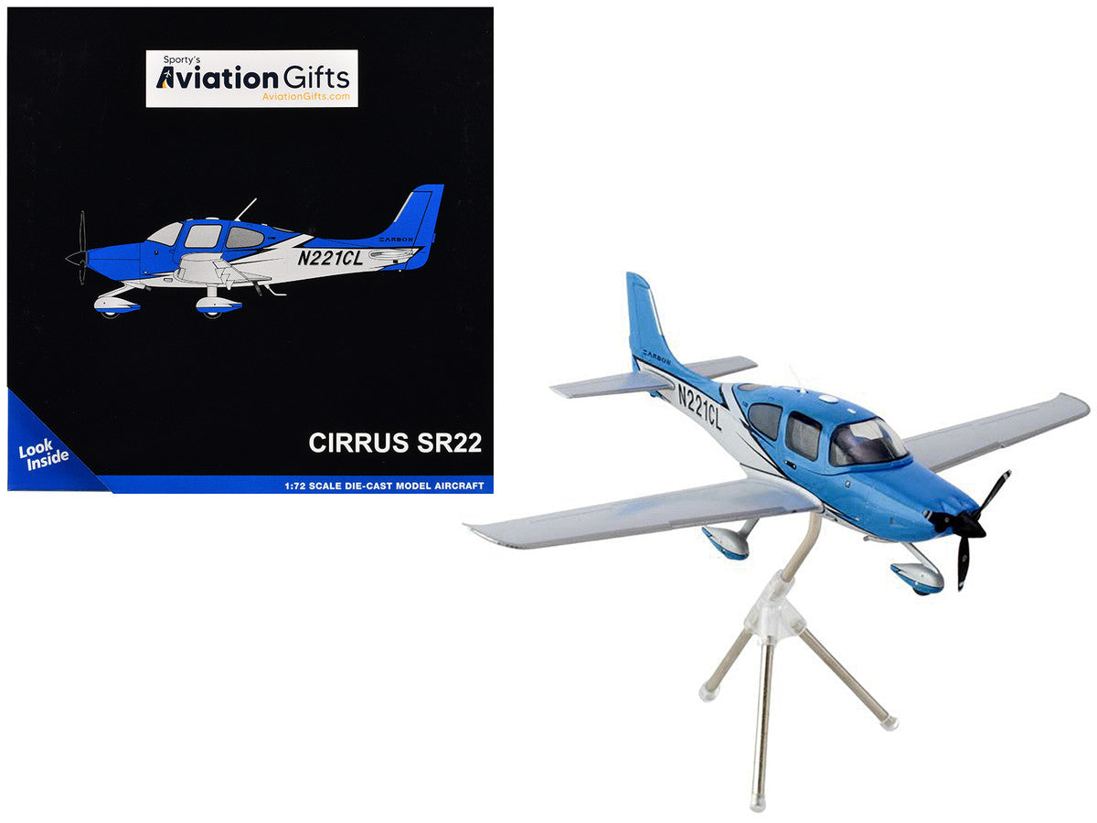 Cirrus SR22 Composite Aircraft (N221CL) Blue "Gemini General Aviation" Series 1/72 Diecast Model Airplane by GeminiJets LuxuryLifeWay Online Store