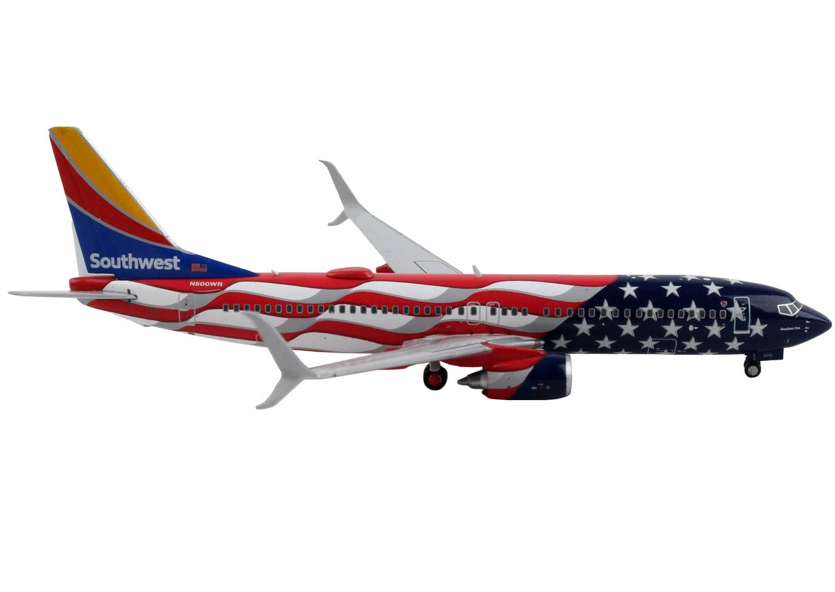 Boeing 737-800 Commercial Aircraft "Southwest Airlines - Freedom One" United States Flag Livery 1/400 Diecast Model Airplane by GeminiJets LuxuryLifeWay Online Store