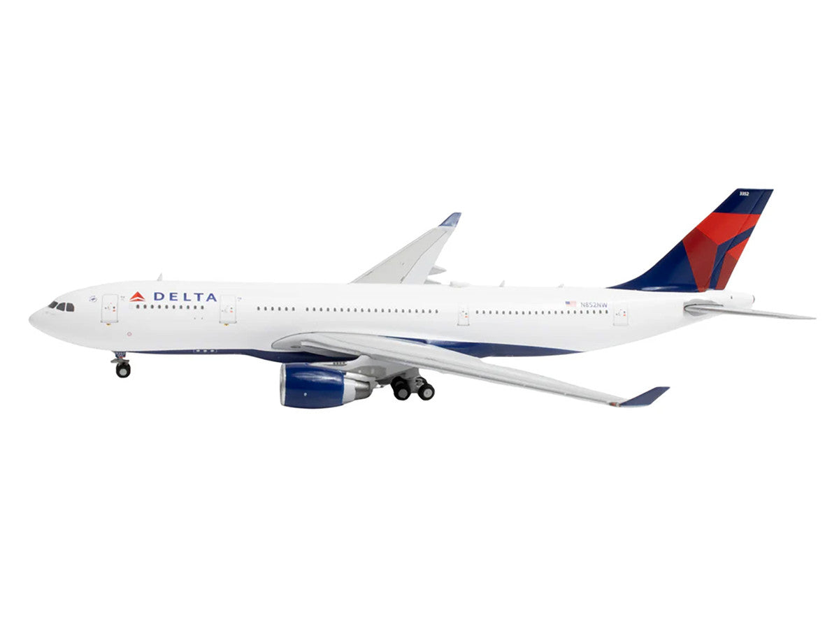 Airbus A330-200 Commercial Aircraft "Delta Air Lines" (N852NW) White with Red and Blue Tail 1/400 Diecast Model Airplane by GeminiJets LuxuryLifeWay Online Store