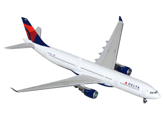 Airbus A330-300 Commercial Aircraft "Delta Air Lines" (N829NW) White with Blue and Red Tail 1/400 Diecast Model Airplane by GeminiJets LuxuryLifeWay Online Store